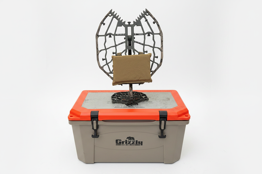 Treestand on Grizzly Cooler - White Background 2